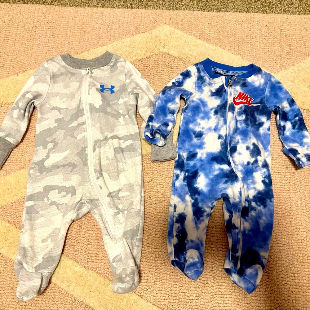 Newborn baby boy sleepers